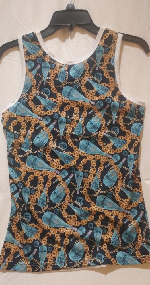 HPNOTIQ Alcohol Drink Branded Print tank top